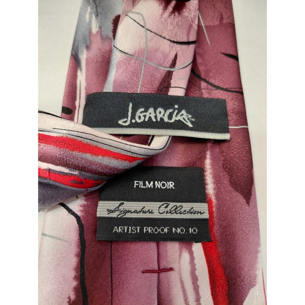 J. Garcia Abstract Signature Collection Artist Proof No. 10 100% Silk 60"x3.075" - Picture 3 of 7